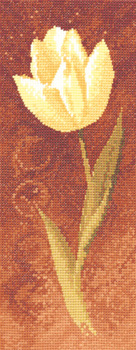 Tulip cross stitch chart