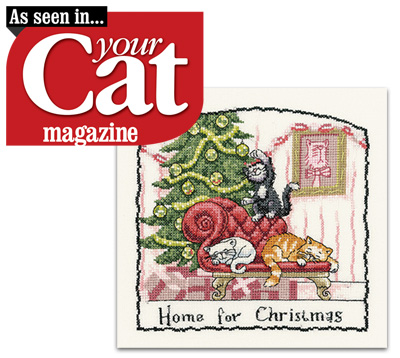 Home for Christmas cross stitch materials pack