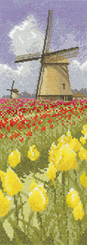 Cross stitch Tulip Fields