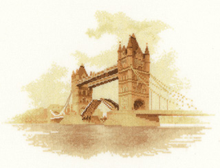 Tower Bridge cross stitch kit