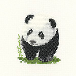 Cross stitch panda