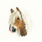 Cross stitch Palomino Pony