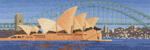 Sydney harbour cross stitch kit