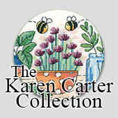 Cross stitch kits by Karen Carter
