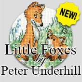 Little Foxes Cross Stitch Designs by Peter Underhill