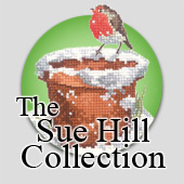 Cross stitch kits by Sue Hill