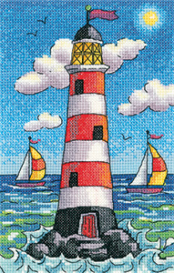 cross stitch lighthouse
