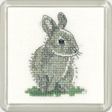 Cross stitch baby rabbit