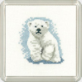 Cross stitch polar bear