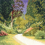 Woodland Path cross stitch chart by John Clayton