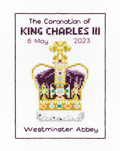 Coronation Celebration Cross Stitch Sampler