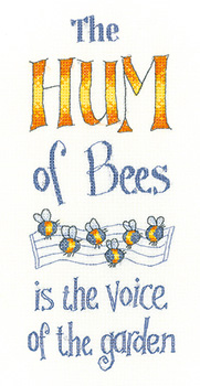 The Hum of Bees cross stitch