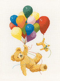 Teddy bears cross stitch chart