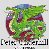 Cross stitch charts by Peter Underhill
