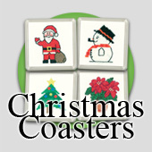 Christmas cross stitch coaster kits