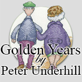 Golden Years cross stitch designs by Peter Underhill