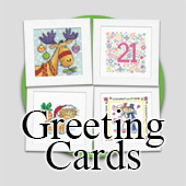 Counted cross stitch Christmas Cards