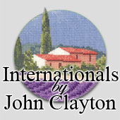 International cross stitch designs by John Clayton